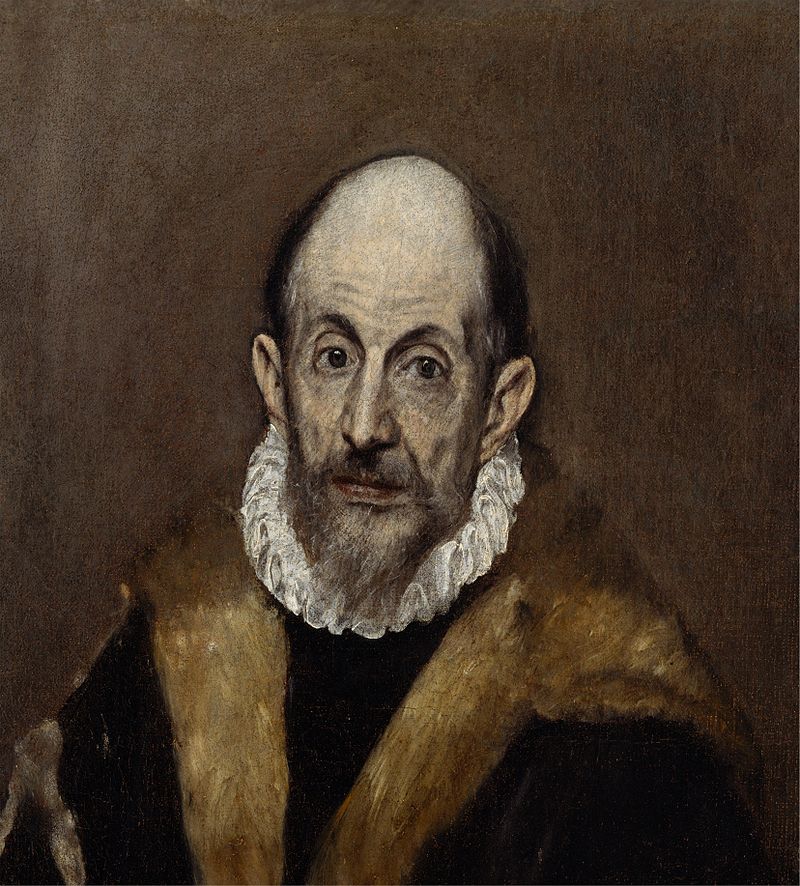 El Greco quote: Art is everywhere you look for it, hail the twinkling